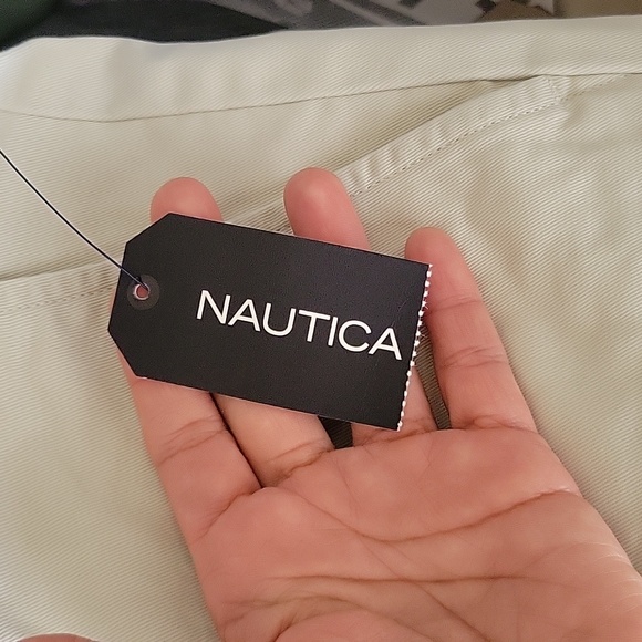 NWT NAUTICA Deck Shorts, Classic Fit, SIZE 35, color:True Stone - Picture 4 of 14